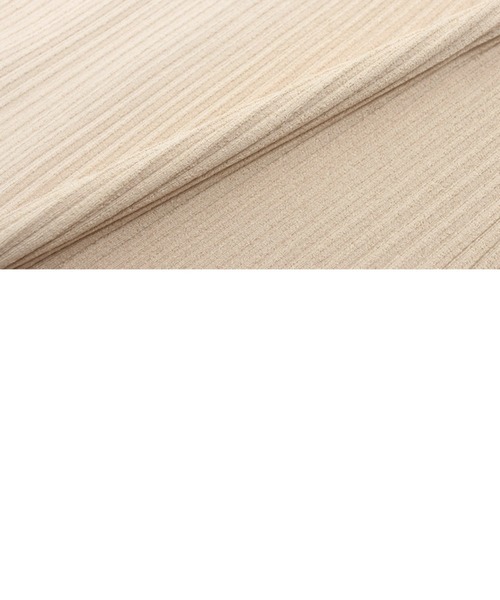 KOBE LETTUCE（コウベレタス）の「セルフカットできる バックスリットリブタイトスカート（スカート・レディース・アイボリー/グリーン/ライトグレー/レッド/ブラック/グレイッシュベージュ/チャコールグレー/ブラウン・M/L/XL）」の12枚目の写真