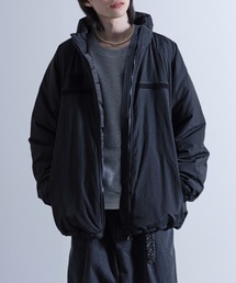 NYLAUS | Reproduction Washed Nylon Super Loose Padded LEVEL7 Jacket / リプロダクト ワッシャーナイロン スーパールーズ フェイクダウン レベルセブン ジャケット(ダウンジャケット/コート)