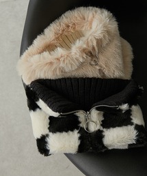 PAPILLONNER | リバーシブルネックウォーマー(ネックウォーマー/スヌード)