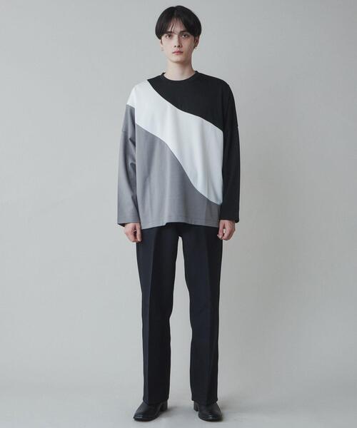 LUCY（ルーシー）の「LUCY/ドルマンポンチカラーブロックロンT（Tシャツ/カットソー・メンズ・その他4/その他3/その他2/その他1・LARGE/MEDIUM）」の17枚目の写真