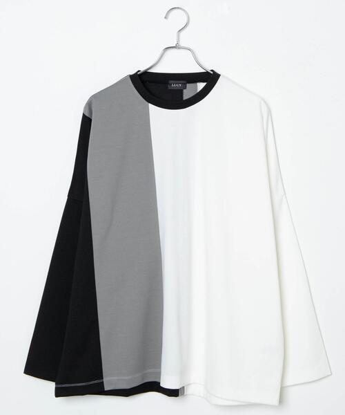 LUCY（ルーシー）の「LUCY/ドルマンポンチカラーブロックロンT（Tシャツ/カットソー・メンズ・その他4/その他3/その他2/その他1・LARGE/MEDIUM）」の20枚目の写真