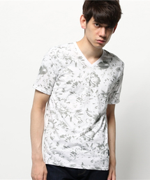 VENCEEXCHANGE | 単色総花柄Tシャツ         (Tシャツ/カットソー)