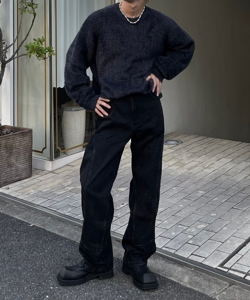 Chikashitsu +(チカシツプラス)の「ストリートファッション Chikashitsu + チカシツプラス multi pearl necklace チェーンネックレス ネックレス 太い パールネックレス(ネックレス・メンズ・シルバー・ONE SIZE)」の8枚目の写真