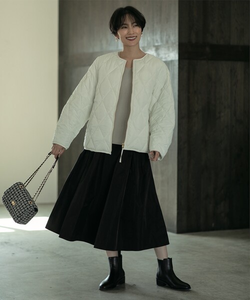 OPAQUE.CLIP（オペークドットクリップ）の「◆≪エマール検証済≫シルキーウールMIX Vネックニット【洗濯機洗い可】（ニット/セーター・レディース・ピンク系/ブラック/ライトグレー/ブルー/ブラウン系その他/チャコールグレー・38/40/36/42）」の16枚目の写真