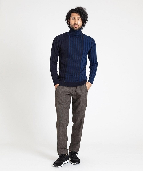 ☆お値下げ☆BLAMINC グラデーション タートルネックセーター グラデーションタートルニット【全5色】 | AS shop