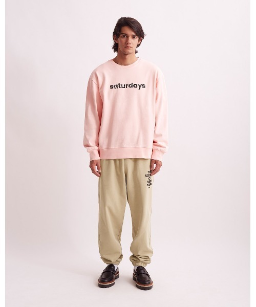 Saturdays NYC（サタデーズ ニューヨークシティ ）の「Abrams Sound Of NY Sweatpant（スウェットパンツ・メンズ・ブラック/ベージュ・S/X-SMALL/M）」の13枚目の写真