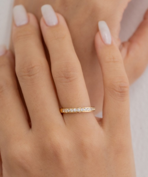 ebine（エビネ）の「金属アレルギー対応 サージカルステンレス　3way Studs Zirconia Ring（リング・レディース・ゴールド/ピンクゴールド/シルバー・16号/13号/11号/9号）」の13枚目の写真