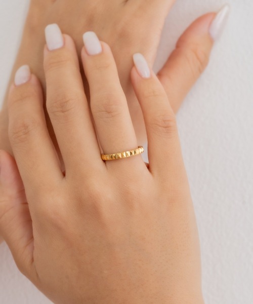 ebine（エビネ）の「金属アレルギー対応 サージカルステンレス　3way Studs Zirconia Ring（リング・レディース・ゴールド/ピンクゴールド/シルバー・16号/13号/11号/9号）」の15枚目の写真