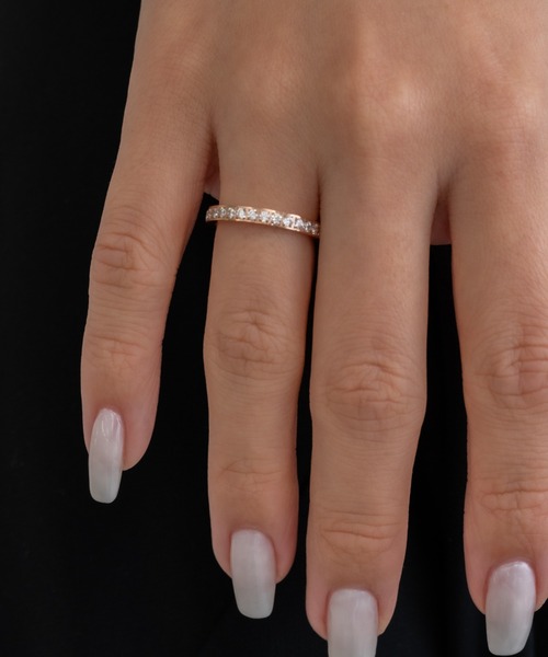 ebine（エビネ）の「金属アレルギー対応 サージカルステンレス　3way Studs Zirconia Ring（リング・レディース・ゴールド/ピンクゴールド/シルバー・16号/13号/11号/9号）」の16枚目の写真