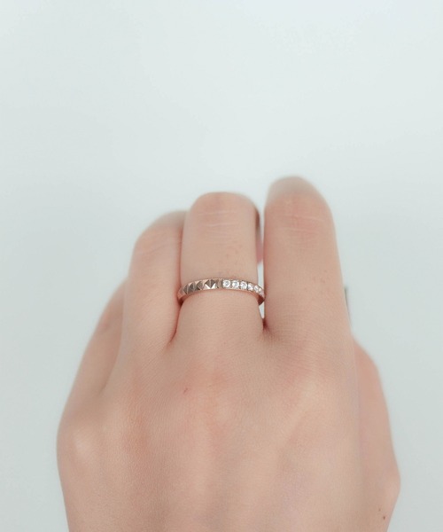 ebine（エビネ）の「金属アレルギー対応 サージカルステンレス　3way Studs Zirconia Ring（リング・レディース・ゴールド/ピンクゴールド/シルバー・16号/13号/11号/9号）」の19枚目の写真