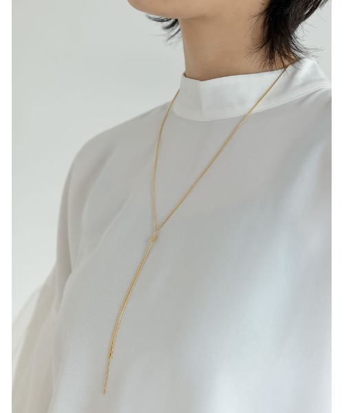 Re:EDIT（リエディ）の「ノットロングネックレス（ネックレス・レディース・シルバー/ゴールド・FREE）」の4枚目の写真