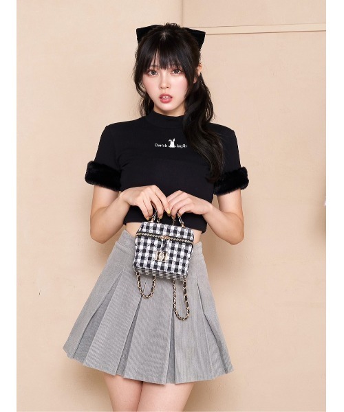DLapinファースリーブトップス（Tシャツ/カットソー）｜Darich