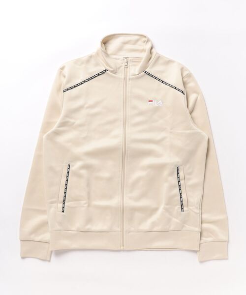 FILA(フィラ)の「【FILA:フィラ】トラックジャケット レディース ブルゾン スタンドネック ブリスタートラックジャケット ジャージ(ブルゾン・レディース・ネイビー/チャコールグレー/ピンク/オフホワイト/ブラック・MEDIUM/LARGE/X-LARGE)」の12枚目の写真