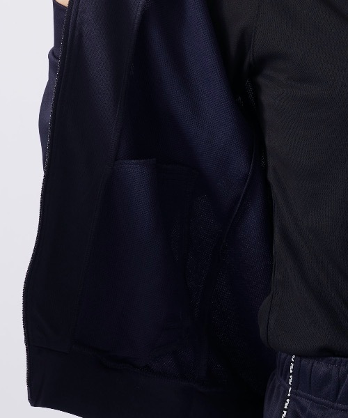 FILA(フィラ)の「【FILA:フィラ】トラックジャケット レディース ブルゾン スタンドネック ブリスタートラックジャケット ジャージ(ブルゾン・レディース・ネイビー/チャコールグレー/ピンク/オフホワイト/ブラック・MEDIUM/LARGE/X-LARGE)」の22枚目の写真