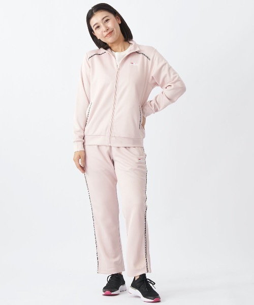 FILA(フィラ)の「【FILA:フィラ】トラックジャケット レディース ブルゾン スタンドネック ブリスタートラックジャケット ジャージ(ブルゾン・レディース・ネイビー/チャコールグレー/ピンク/オフホワイト/ブラック・MEDIUM/LARGE/X-LARGE)」の21枚目の写真