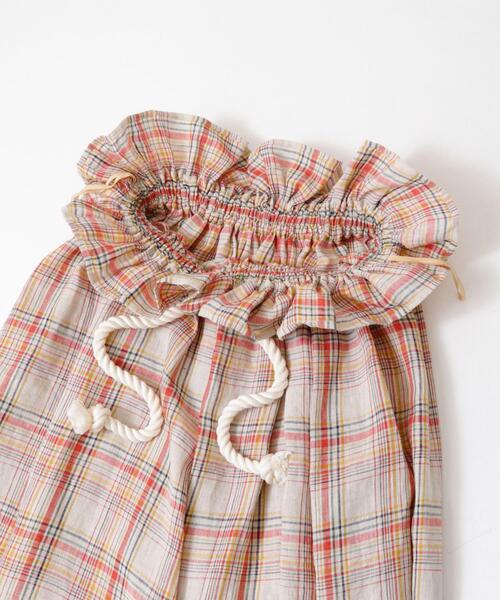 URBAN RESEARCH ROSSO WOMEN(アーバンリサーチ ロッソ)の「POSTELEGANT LINEN CHECKSKIRT(スカート・レディース・ベージュ系その他・SMALL)」の15枚目の写真