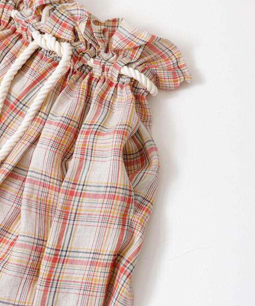 URBAN RESEARCH ROSSO WOMEN(アーバンリサーチ ロッソ)の「POSTELEGANT LINEN CHECKSKIRT(スカート・レディース・ベージュ系その他・SMALL)」の16枚目の写真