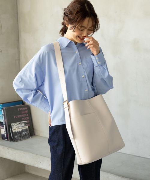 GLOBAL WORK（グローバルワーク）の「ソフトA4/PUワンショルダー