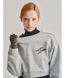 led.tokyo | 【led.tokyo】×NO PANTIES BACK RIB SHORT PULLOVER 'sixth"(スウェット)