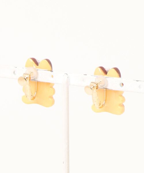 tone(トーン)の「【ainoko Labo】cookie chocolate dog crown earrings(MA)(イヤリング・レディース・ゴールド・FREE)」の2枚目の写真