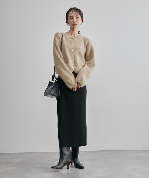 ROPE’ - ROPE ウォッシャブルカシミヤクルーネックカーディガン ROPE' - ROPE ウォッシャブルカシミヤクルーネックカーディガン