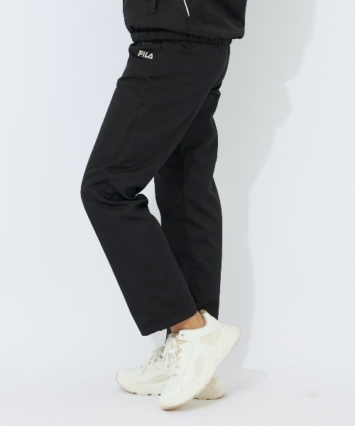 FILA(フィラ)の「【FILA:フィラ】ストレートパンツ レディース ライトリップトリコット ロングパンツ フリース 保温(その他パンツ・レディース・ブラック/チャコールグレー/ネイビー/ピンク/ブラック×ブラック/ダークベージュ・MEDIUM/X-LARGE/LARGE)」の11枚目の写真