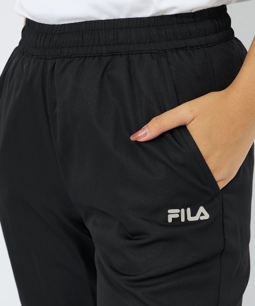 FILA(フィラ)の「【FILA:フィラ】ストレートパンツ レディース ライトリップトリコット ロングパンツ フリース 保温(その他パンツ・レディース・ブラック/チャコールグレー/ネイビー/ピンク/ブラック×ブラック/ダークベージュ・MEDIUM/X-LARGE/LARGE)」の14枚目の写真