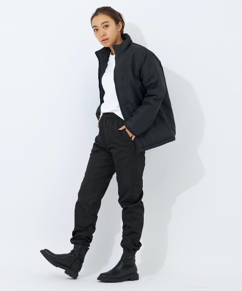 FILA(フィラ)の「【FILA:フィラ】ストレートパンツ レディース ライトリップトリコット ロングパンツ フリース 保温(その他パンツ・レディース・ブラック/チャコールグレー/ネイビー/ピンク/ブラック×ブラック/ダークベージュ・MEDIUM/X-LARGE/LARGE)」の17枚目の写真