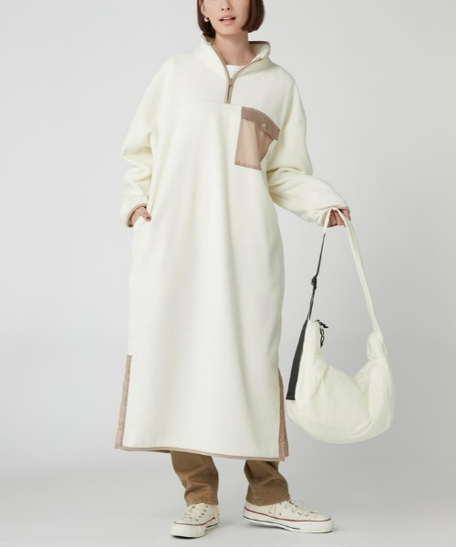 CAMP7（キャンプセブン）の「【CAMP7】フリースワンピース（ワンピース