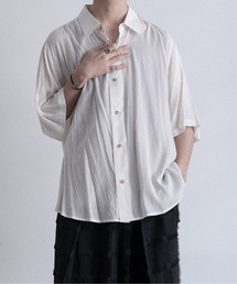 CASPER JOHN | Various loose regular shirts -melange sheer- / バリアスルーズレギュラーシャツ -メランジシアー-(シャツ/ブラウス)