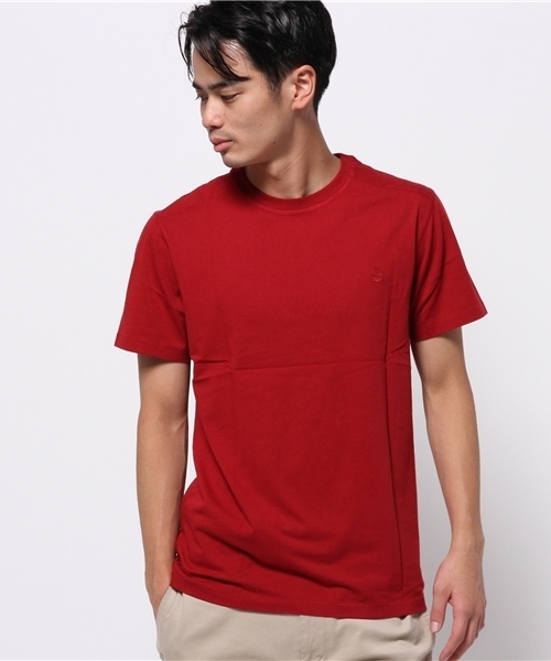 Timberland（ティンバーランド）の「半袖　ケネベックリバー　バックグラフィック　ティーシャツ（Tシャツ/カットソー・メンズ・レッド/ライトブルー/ネイビー/ホワイト/レッド系その他/ライトグリーン/グレー・X-SMALL/XX-LARGE/X-LARGE/MEDIUM/SMALL/LARGE）」の6枚目の写真