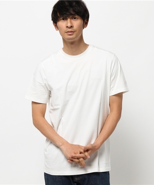 Timberland（ティンバーランド）の「半袖　ケネベックリバー　バックグラフィック　ティーシャツ（Tシャツ/カットソー・メンズ・レッド/ライトブルー/ネイビー/ホワイト/レッド系その他/ライトグリーン/グレー・X-SMALL/XX-LARGE/X-LARGE/MEDIUM/SMALL/LARGE）」の2枚目の写真