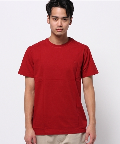 Timberland（ティンバーランド）の「半袖　ケネベックリバー　バックグラフィック　ティーシャツ（Tシャツ/カットソー・メンズ・レッド/ライトブルー/ネイビー/ホワイト/レッド系その他/ライトグリーン/グレー・X-SMALL/XX-LARGE/X-LARGE/MEDIUM/SMALL/LARGE）」の8枚目の写真