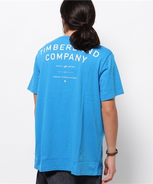 Timberland（ティンバーランド）の「半袖　ケネベックリバー　バックグラフィック　ティーシャツ（Tシャツ/カットソー・メンズ・レッド/ライトブルー/ネイビー/ホワイト/レッド系その他/ライトグリーン/グレー・X-SMALL/XX-LARGE/X-LARGE/MEDIUM/SMALL/LARGE）」の17枚目の写真