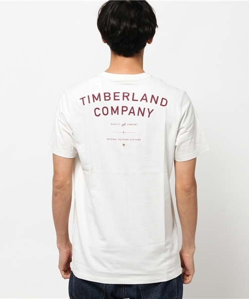 Timberland（ティンバーランド）の「半袖　ケネベックリバー　バックグラフィック　ティーシャツ（Tシャツ/カットソー・メンズ・レッド/ライトブルー/ネイビー/ホワイト/レッド系その他/ライトグリーン/グレー・X-SMALL/XX-LARGE/X-LARGE/MEDIUM/SMALL/LARGE）」の20枚目の写真
