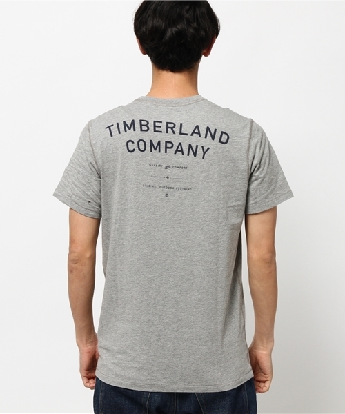 Timberland（ティンバーランド）の「半袖　ケネベックリバー　バックグラフィック　ティーシャツ（Tシャツ/カットソー・メンズ・レッド/ライトブルー/ネイビー/ホワイト/レッド系その他/ライトグリーン/グレー・X-SMALL/XX-LARGE/X-LARGE/MEDIUM/SMALL/LARGE）」の18枚目の写真