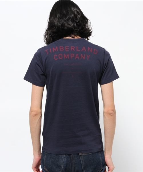 Timberland（ティンバーランド）の「半袖　ケネベックリバー　バックグラフィック　ティーシャツ（Tシャツ/カットソー・メンズ・レッド/ライトブルー/ネイビー/ホワイト/レッド系その他/ライトグリーン/グレー・X-SMALL/XX-LARGE/X-LARGE/MEDIUM/SMALL/LARGE）」の19枚目の写真