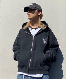 ニット セーター A'GEM/9 × .kom「MadeExtreme／メイドエクストリーム」ジップアップニットジャケット レディース メンズ A'gem 9 ニット セーター A'GEM/9 × .kom「MadeExtreme／メイド