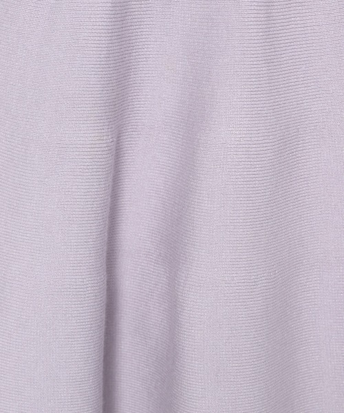 mysty woman（ミスティウーマン）の「ペプラムチュニックプルオーバー　990904（ニット/セーター・レディース・ライトベージュ/パープル/オフホワイト/ライトグリーン・FREE）」の22枚目の写真