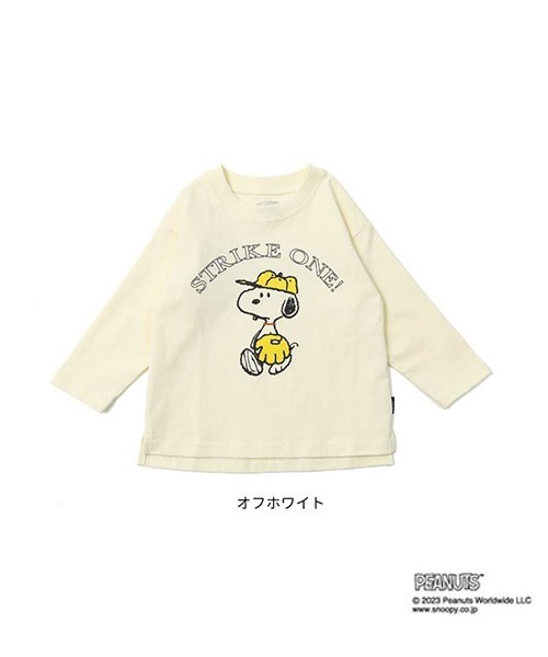 n.o.u.s（ノウズ）の「n.o.u.s ＰＥＡＮＵＴＳ長袖Ｔシャツ（Tシャツ/カットソー・キッズ・オフホワイト/クリーム・80ｃｍ/120cm/100cm/130cm/140cm/110cm/90cm）」の3枚目の写真