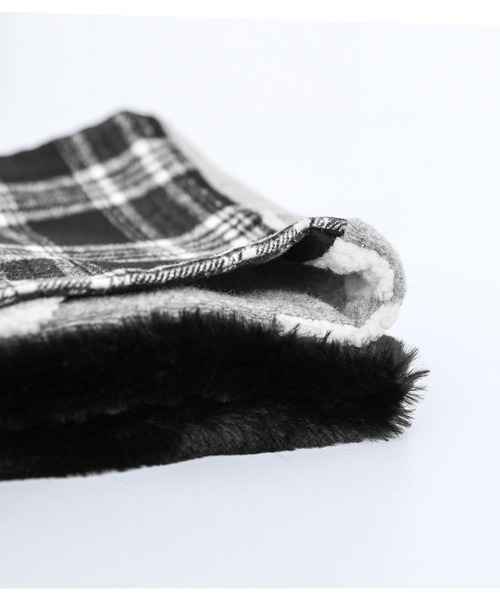 osharewalker（オシャレウォーカー）の「【廃盤】『ミックス柄スヌード』（ネックウォーマー/スヌード・レディース・ブラック・FREE）」の5枚目の写真