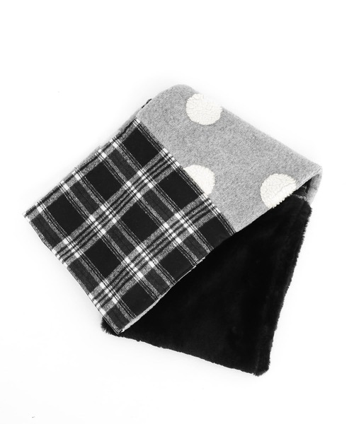 osharewalker（オシャレウォーカー）の「【廃盤】『ミックス柄スヌード』（ネックウォーマー/スヌード・レディース・ブラック・FREE）」の12枚目の写真