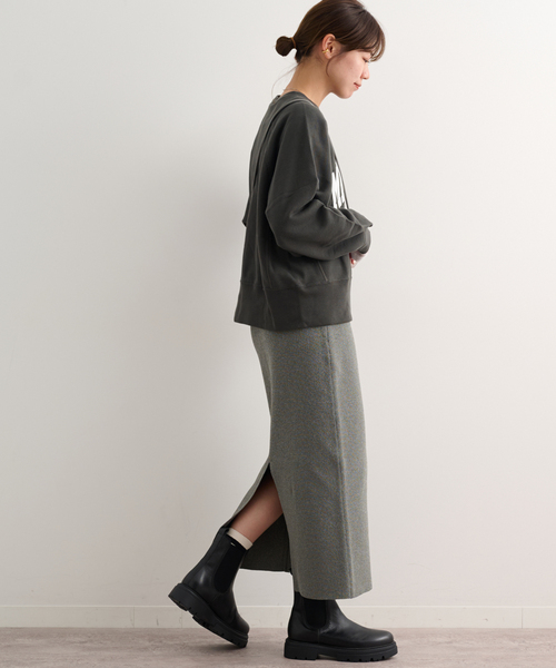 Champion（チャンピオン）の「別注【Champion/チャンピオン】*RELUME C/N SWEAT：スウェット（スウェット・レディース・ホワイト/グリーン/ホワイト×ホワイト/ブラック系その他・MEDIUM）」の7枚目の写真