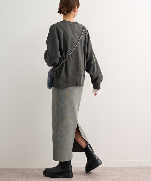 Champion（チャンピオン）の「別注【Champion/チャンピオン】*RELUME C/N SWEAT：スウェット（スウェット・レディース・ホワイト/グリーン/ホワイト×ホワイト/ブラック系その他・MEDIUM）」の8枚目の写真