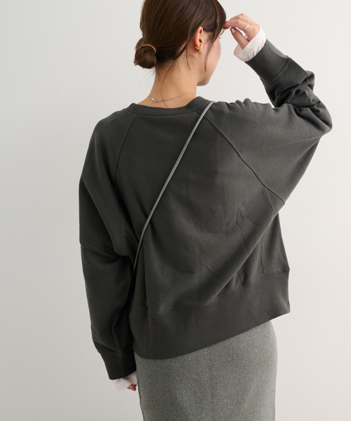 Champion（チャンピオン）の「別注【Champion/チャンピオン】*RELUME C/N SWEAT：スウェット（スウェット・レディース・ホワイト/グリーン/ホワイト×ホワイト/ブラック系その他・MEDIUM）」の12枚目の写真