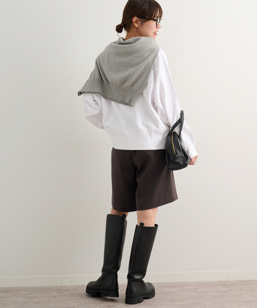 Champion（チャンピオン）の「別注【Champion/チャンピオン】*RELUME C/N SWEAT：スウェット（スウェット・レディース・ホワイト/グリーン/ホワイト×ホワイト/ブラック系その他・MEDIUM）」の18枚目の写真