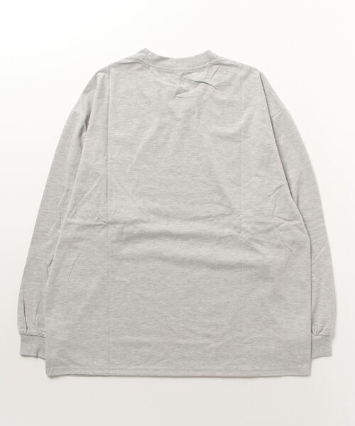 FUNALIVE(ファンアライブ)の「反射転写プリント ヘビーウェイト L/S Tシャツ(Tシャツ/カットソー・メンズ・グレー/ブラック系/オフホワイト/ブラック/ホワイト系/ミント/ネイビー/ラベンダー・XL/L/M)」の9枚目の写真