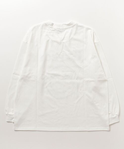 FUNALIVE(ファンアライブ)の「反射転写プリント ヘビーウェイト L/S Tシャツ(Tシャツ/カットソー・メンズ・グレー/ブラック系/オフホワイト/ブラック/ホワイト系/ミント/ネイビー/ラベンダー・XL/L/M)」の11枚目の写真