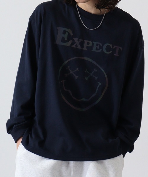 FUNALIVE(ファンアライブ)の「反射転写プリント ヘビーウェイト L/S Tシャツ(Tシャツ/カットソー・メンズ・グレー/ブラック系/オフホワイト/ブラック/ホワイト系/ミント/ネイビー/ラベンダー・XL/L/M)」の7枚目の写真
