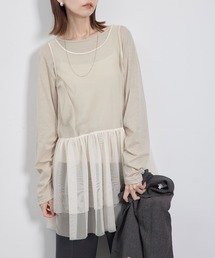 ROPE' PICNIC | 【新色追加】着丈が選べるチュールビスチェ(ベスト)